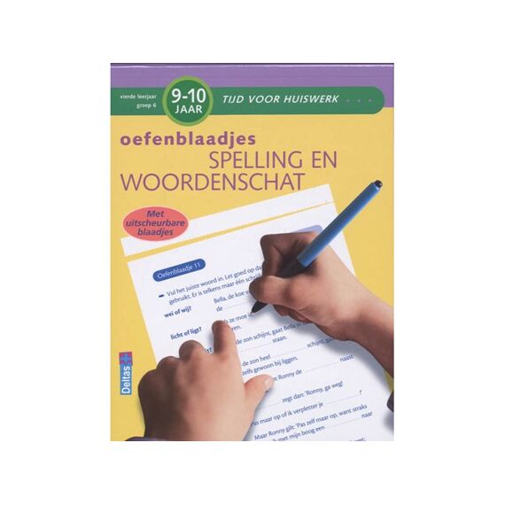 Tijd Voor Huiswerk - Oefenblaadjes Spelling&Woordenschat