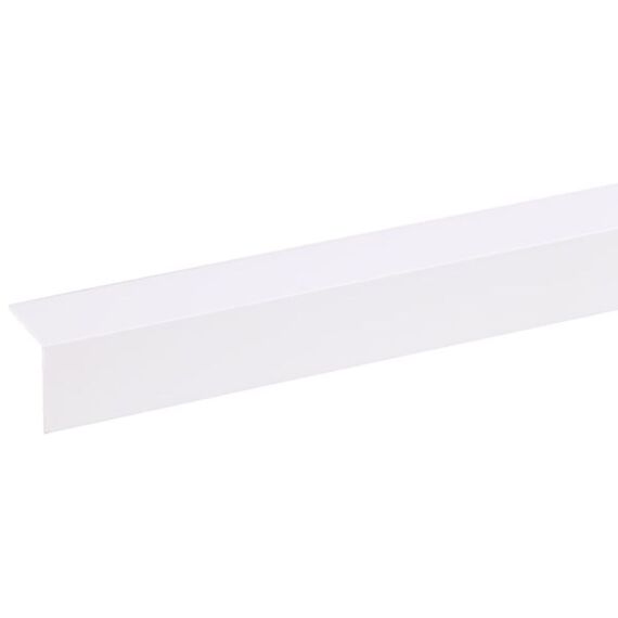 Hoekprofiel Kunststof 25X25Mm Wit 260Cm