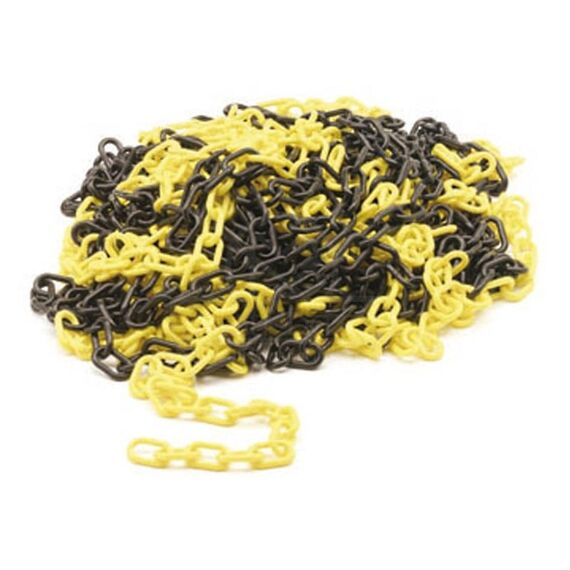 Geel/zwarte ketting 25m