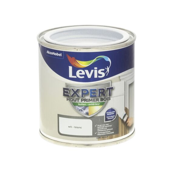 Levis Expert Hout Primer Buiten 0,25L Wit