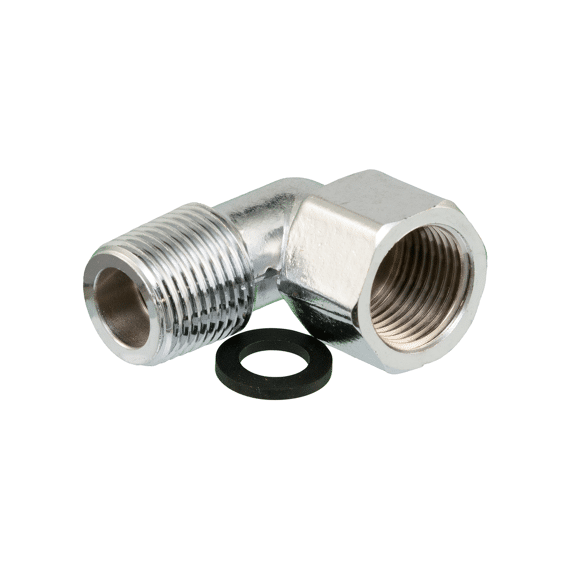 Levica Inox Bocht 1/2m/f +dichting