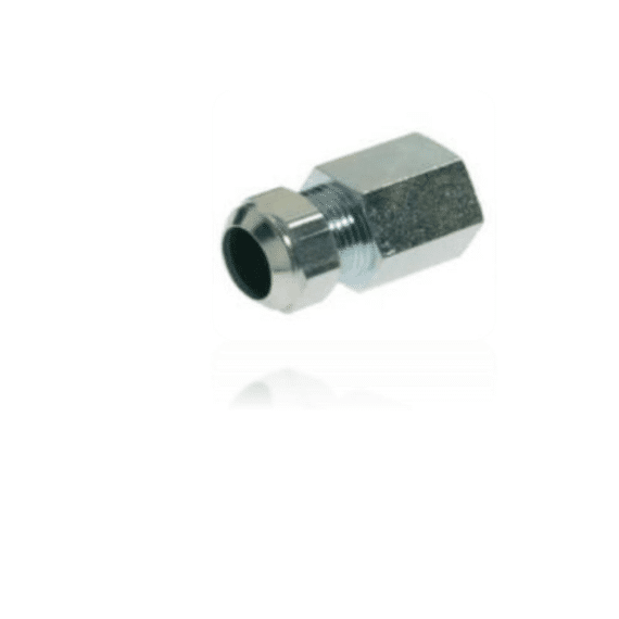 Verzinkte Klemkoppel Recht 1/2 22