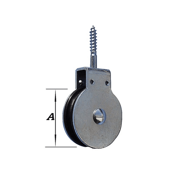 Katrol + Schroef Nylon Wl 60 Mm
