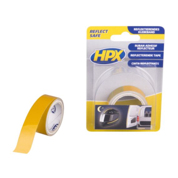 Hpx Reflecterende Tape Geel 19Mm X 1,5M