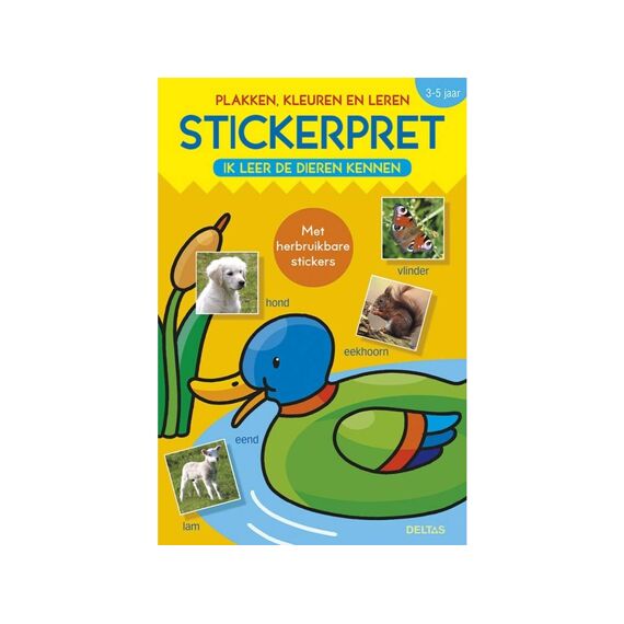 Stickerpret Ik Leer De Dieren Kennen 3 5 Jaar