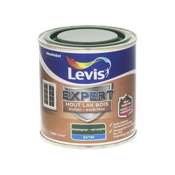 Levis Expert Houtlak Buiten Satin 0,25L Empiregroen