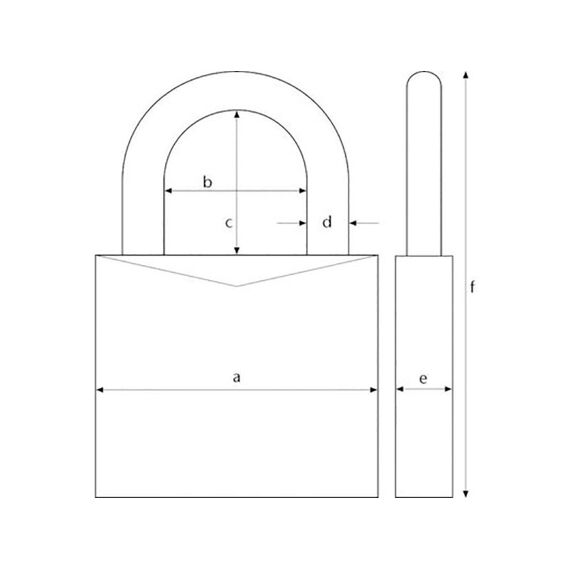 Abus hangslot Rainbow 145/30 C