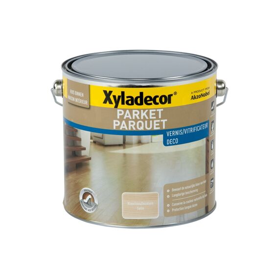 Xyladecor Parket Vernis Deco Satin Kleurloos 2,5 L