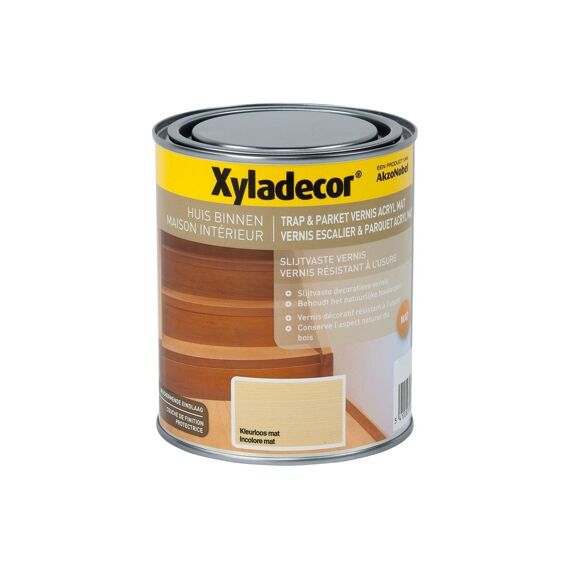 Xyladecor Parket Vernis Deco Extra Mat Kleurloos 0,75 L