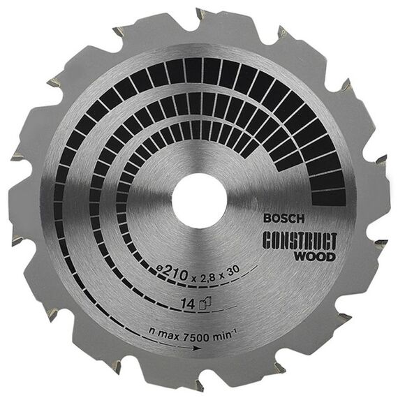 Construct Cirkelzaagblad 14t