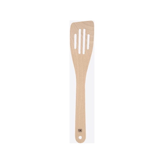 T&G Woodware Curved Slotted Spatula Fsc 30 Cm