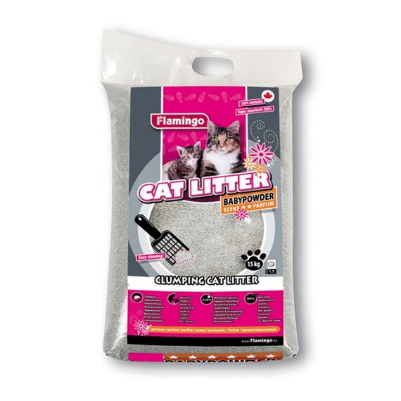 Kattenbak vulling babypoeder 15kg