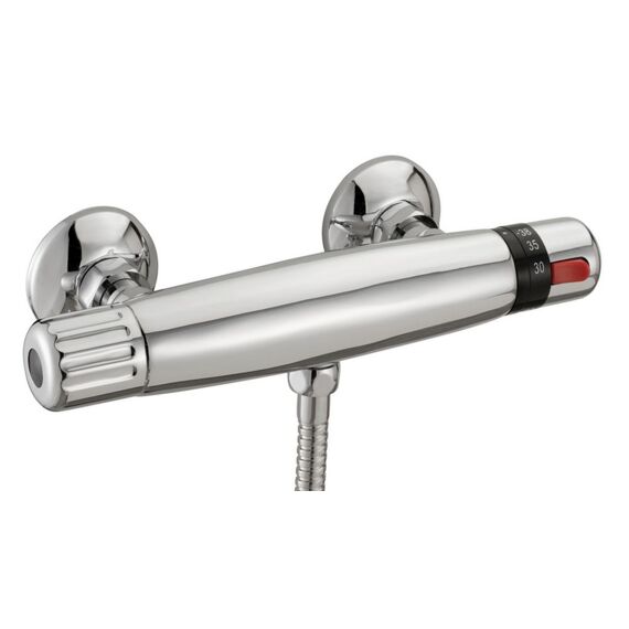 Missouri Thermostatische kraan voor douche glanzend chroom  28,6 x 6,0 x 11,2 cm