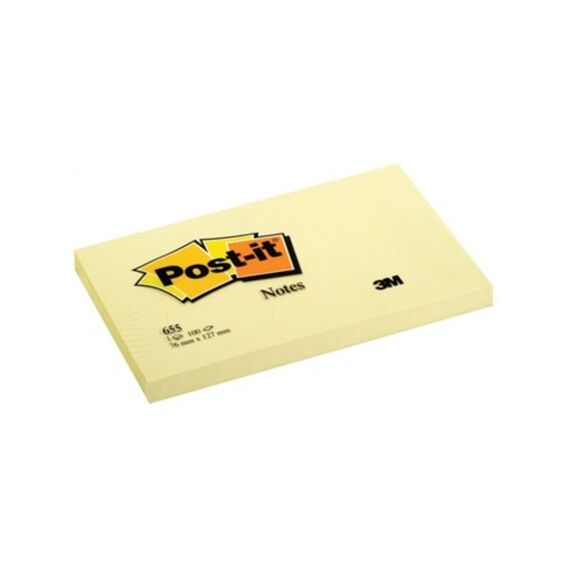 Post It Blokjes Geel 7.6 X 12.7