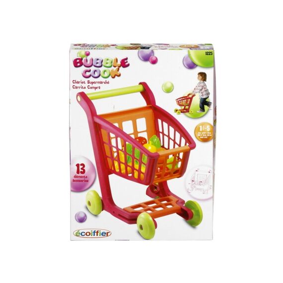 Winkelwagen gevuld met fruit