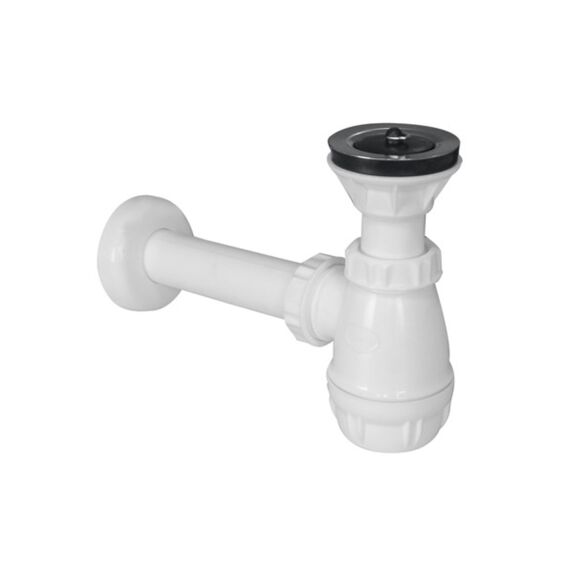 Van Marcke go - fleshevel voor bidet - met plug - wit - 5/4  x D32 - met afvoerbuis