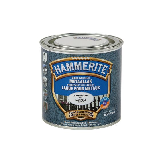 Hammerite Hamerslaglak Wit 250 Ml