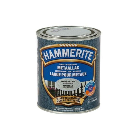 Hammerite Hamerslaglak Zilvergrijs 750 Ml