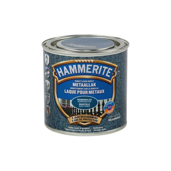 Hammerite Hamerslaglak Donkerblauw 250 Ml