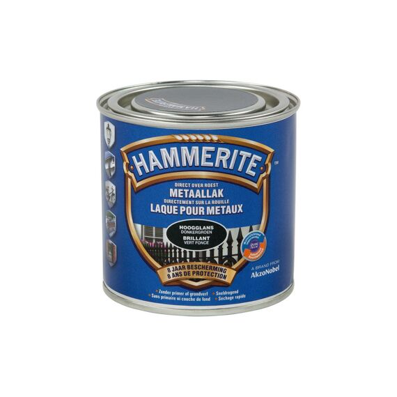 Hammerite Hoogglanslak Donkergroen 250 Ml