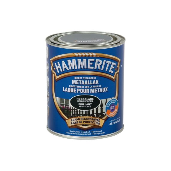 Hammerite Hoogglanslak Donkergroen 750 Ml