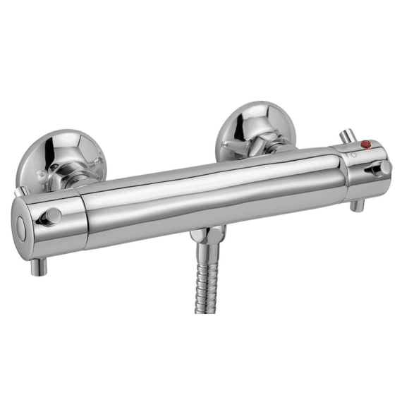 Nevada Thermostatische kraan voor douche glanzend chroom  26,8 x 4,0 x 7,3 cm