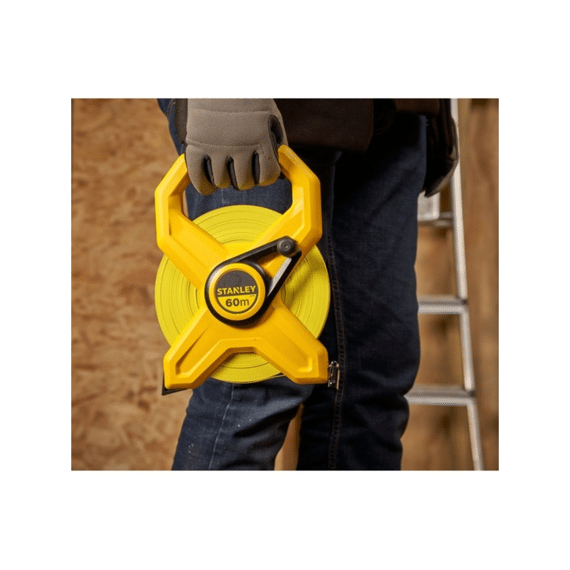 Stanley Landmeter Fiberglas 60m - 12,7mm Open kast