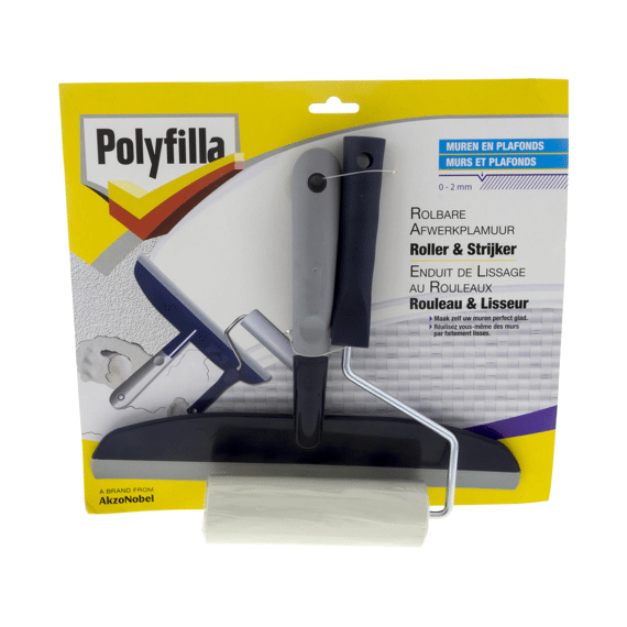Polyfilla Rolbare Afwerkplamuur Roller & Strijker 1Pc
