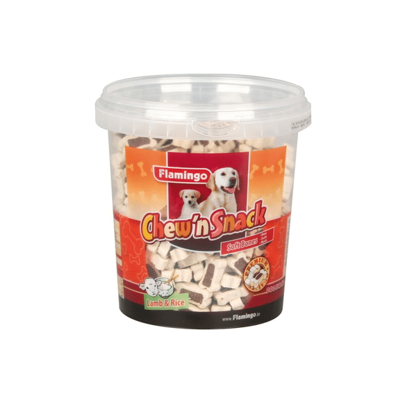 Chew'N Snack Bones Lam/Rijst 500Gr