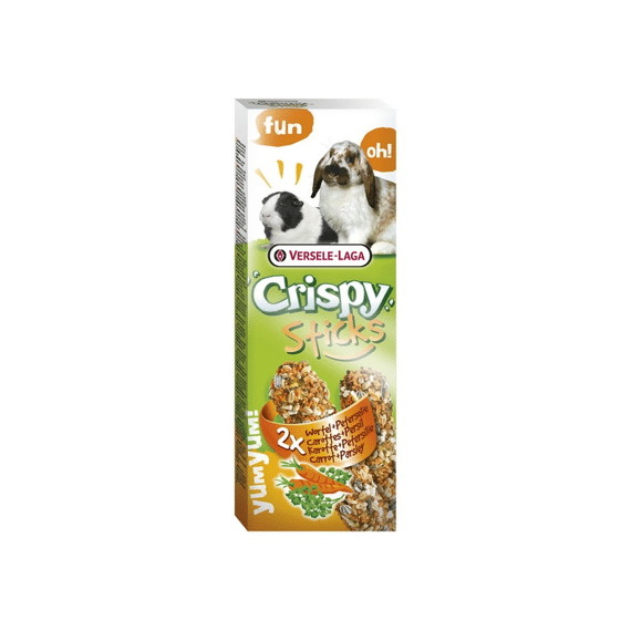 Crispy Sticks konijn cavia wortel peterselie