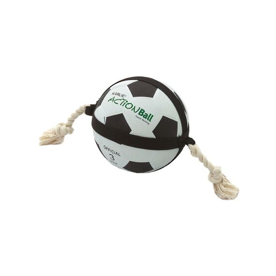 Actionbal Voetbal Groot Diam 22 Zw/W