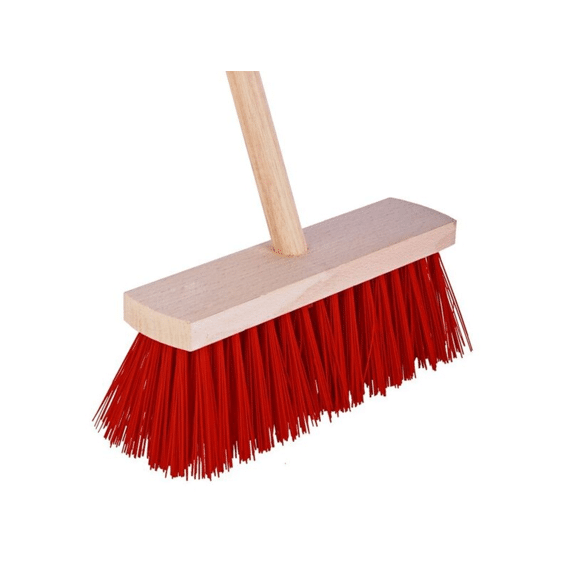 Avr-Tools Straatbezem Blank Hout 33Cm Houten Steel 1.20M