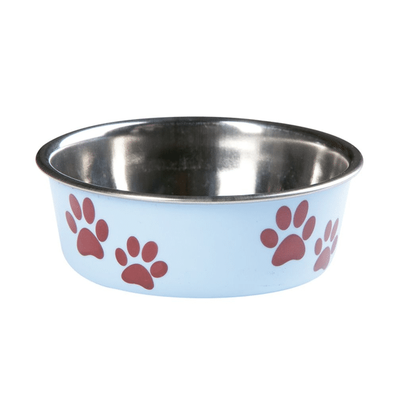 Voer- En Drinkbak Hond Inox Bella 12Cm Blauw