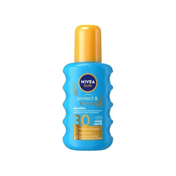 Nivea Zonbescherming Spray Protect En Bronze Spf30 200Ml