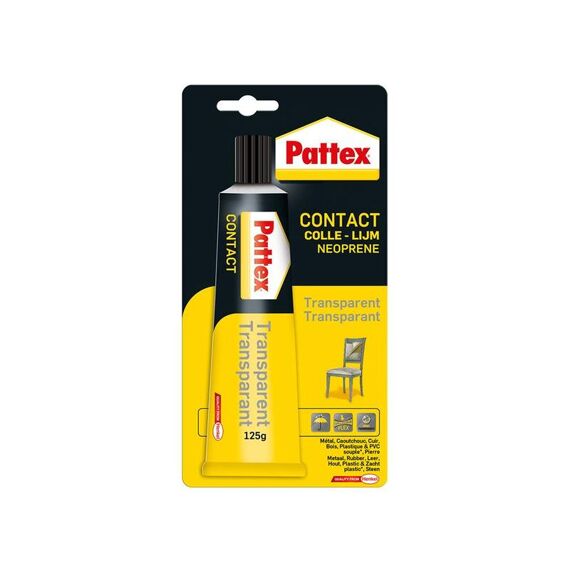 Pattex Contact Transparant Blister 125Gr