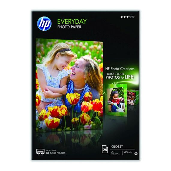 Hp Fotopapier Everyday 25V 200Gr A4