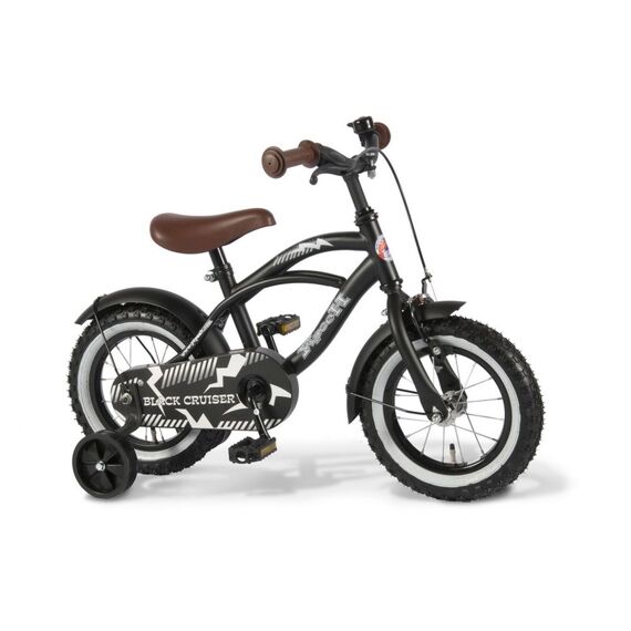 Volare Black Cruiser Kinderfiets Jongens 12 Inch Zwart