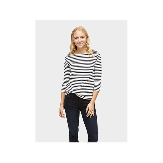 TOM TAILOR DAMES NOOS STRIPED COSY T-SHIRT T-SHIRTS