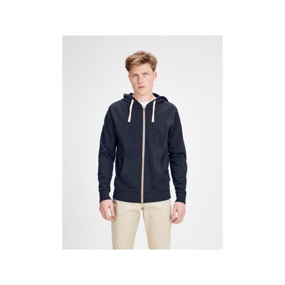 Jack & Jones Noos Jjeholmen Sweat Zip Hood Navy Blazer Reg Fit L