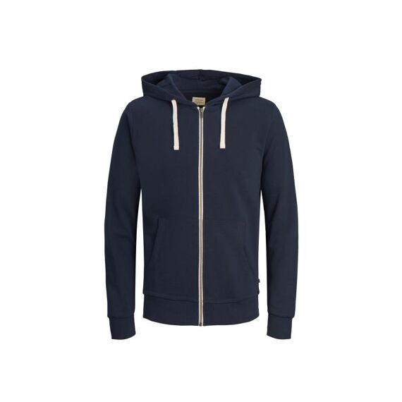 Jack & Jones Noos Jjeholmen Sweat Zip Hood Navy Blazer Reg Fit L