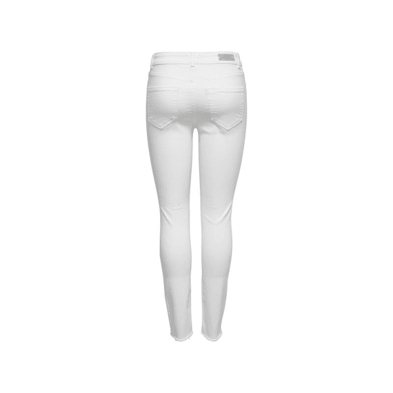 Only Noos Onlblush Mid Sk Ank Raw Rea0730 White Xs