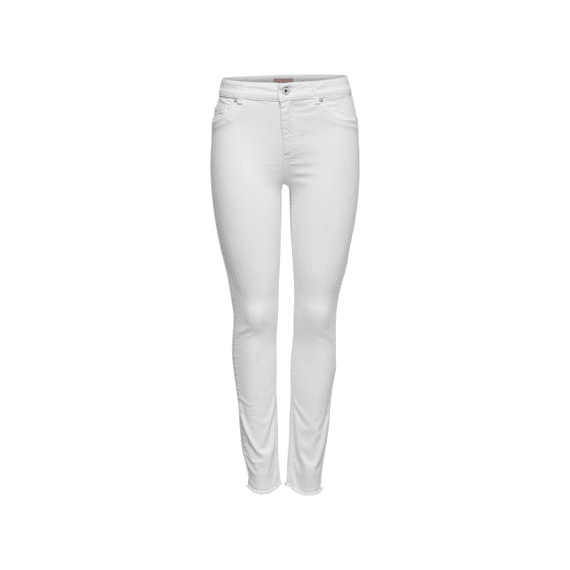 Only Noos Onlblush Mid Sk Ank Raw Rea0730 White Xs