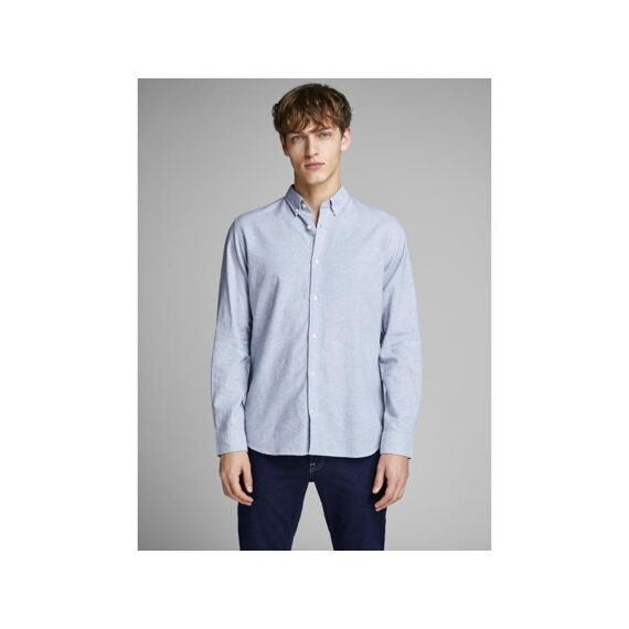 JACK & JONES NOOS JJESUMMER SHIRT L/S WHITE SLIM FIT L