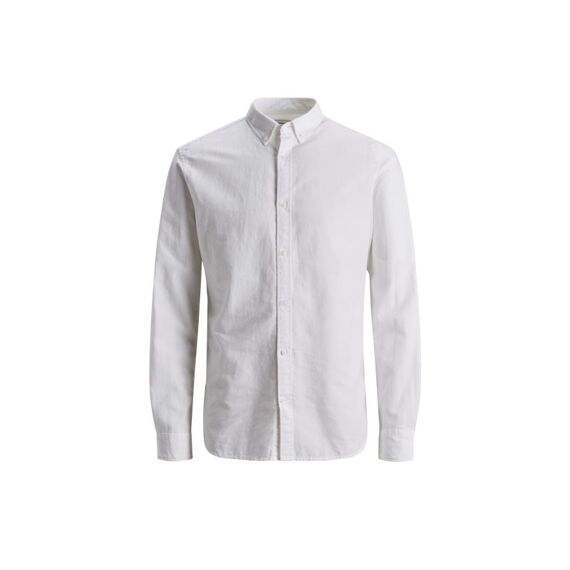 JACK & JONES NOOS JJESUMMER SHIRT L/S WHITE SLIM FIT L