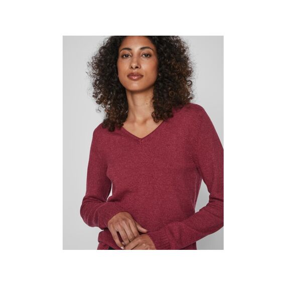 Vila Noos Viril V-Neck L/S  Knit Top