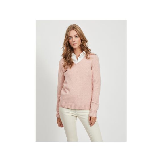 Vila Noos Viril V-Neck L/S  Knit Top