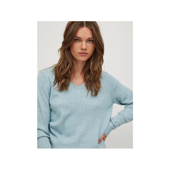 Vila Noos Viril V-Neck L/S  Knit Top