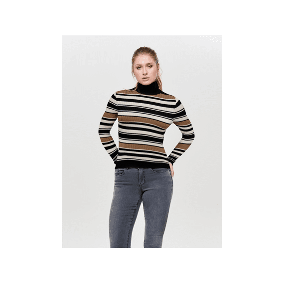 Only Noos Onlkarol L/S Rollneck Pullover Knt