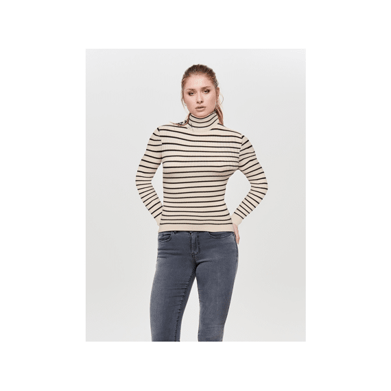 Only Noos Onlkarol L/S Rollneck Pullover Knt