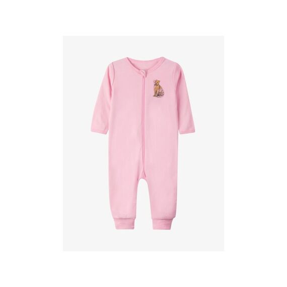 Name It New Born Noos Nbfnightsuit 2P Zip Barley Pink Leo